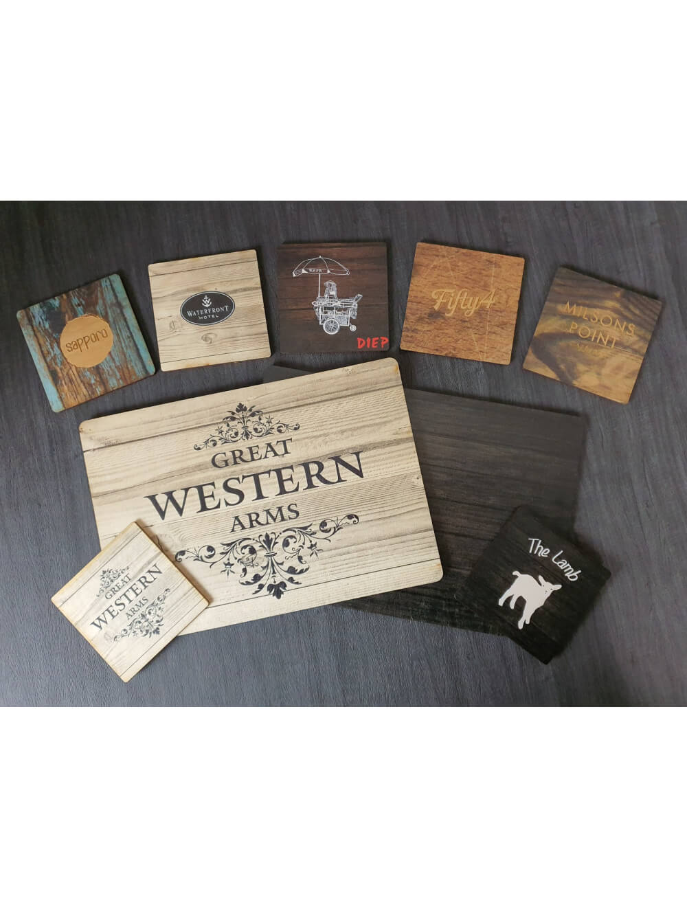 Wooden Placemats & Coasters